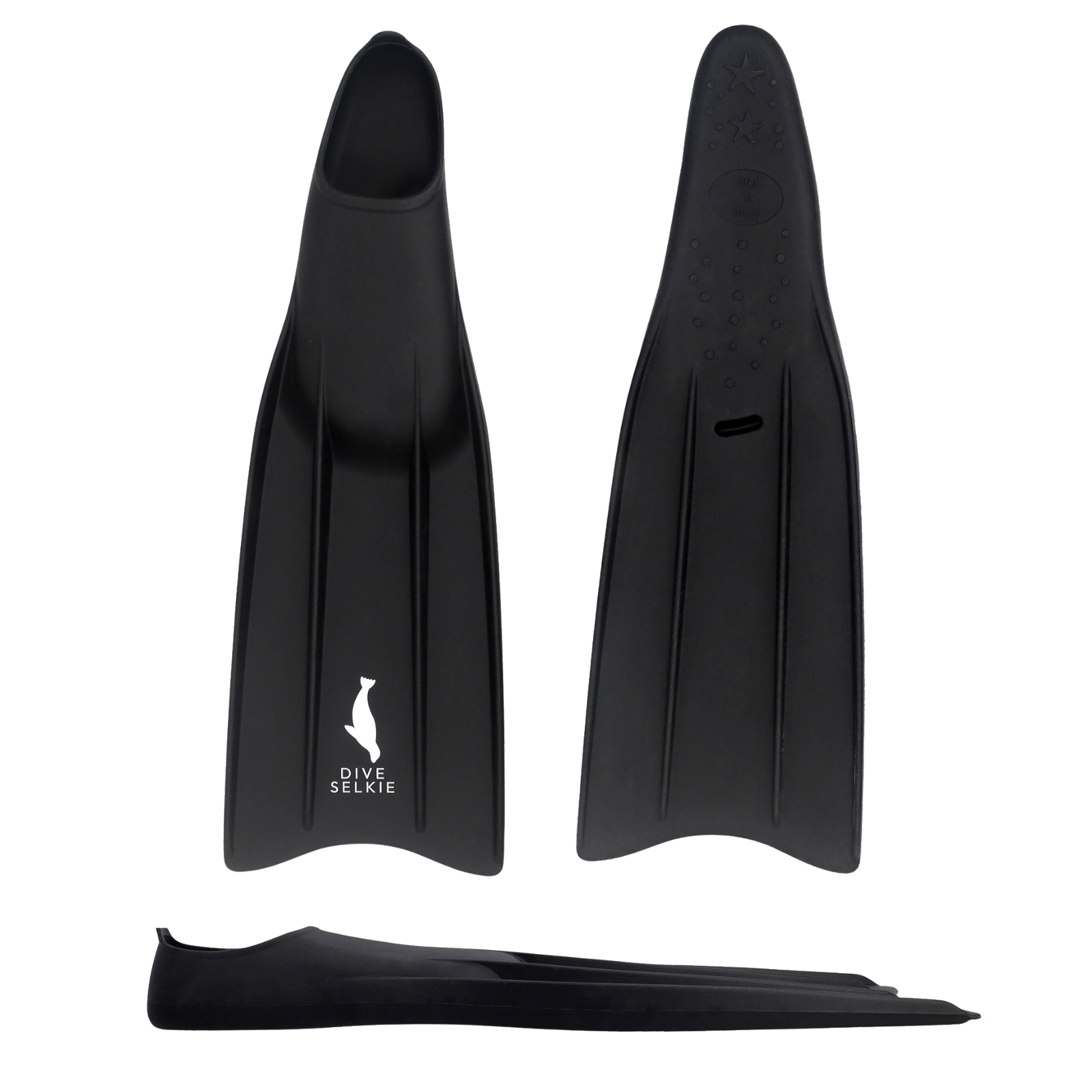 Silicone Short Freediving Fins